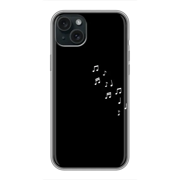 Чехол с рисунком «Ноты» для iPhone 15 Plus Чехол с рисунком «Ноты» для iPhone 15 Plus