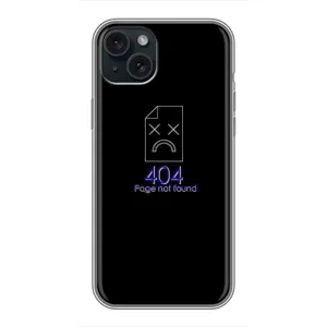 Чохол для програміста на Айфон 15 Плюс (Помилка 404)