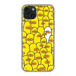 Силіконовий бампер з картинкою звірів для iPhone 15 Plus (Особливий)