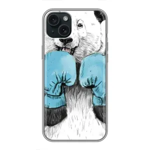 Чохли з Пандами на iPhone 15 Plus (Панда боксер)