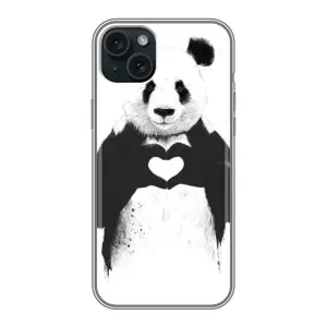 Чохли з Пандами на iPhone 15 Plus (Панда)