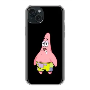 Чехлы с Патриком на iPhone 15 Plus (Патрик завис)