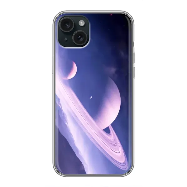 Чохол з малюнком «Планета в космосі» для iPhone 15 Plus Чохол з малюнком «Планета в космосі» для iPhone 15 Plus