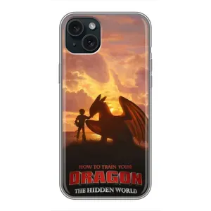 Чохол дракон Беззубик для iPhone 15 Plus (Постер Беззубика)