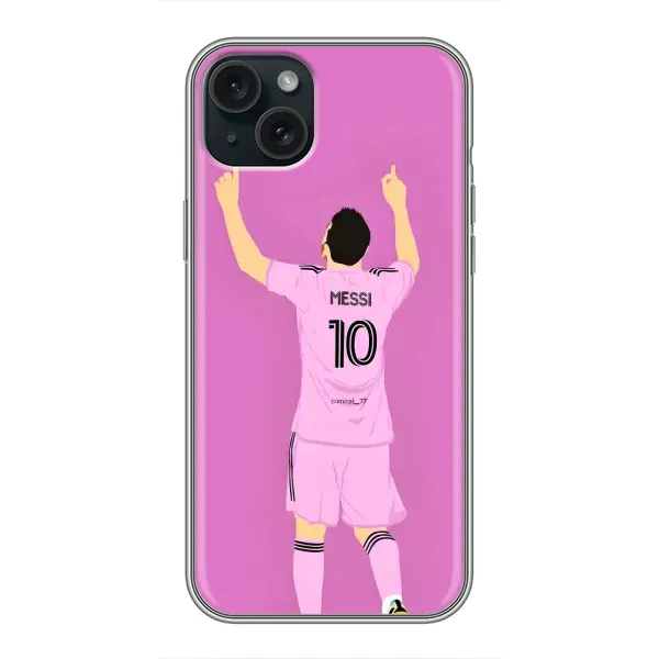 Чехол с рисунком «Празднование Месси» для iPhone 15 Plus