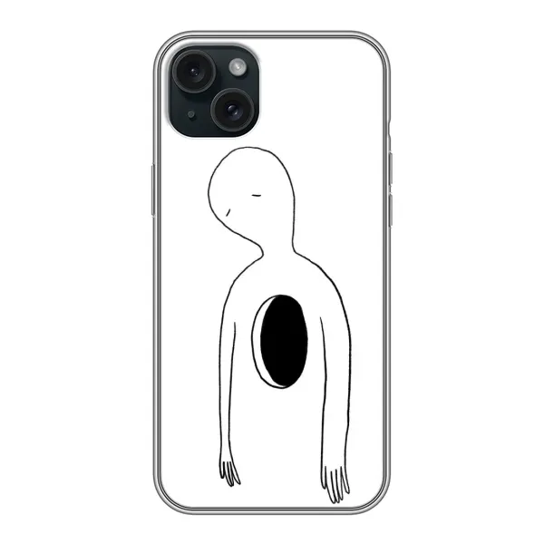 Чехол с рисунком «Пустота» для iPhone 15 Plus