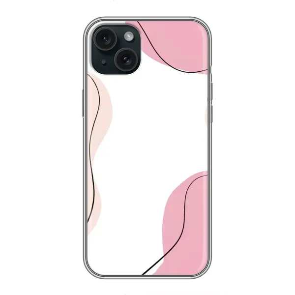 Чехол с рисунком «Розовый фон» для iPhone 15 Plus Чехол с рисунком «Розовый фон» для iPhone 15 Plus