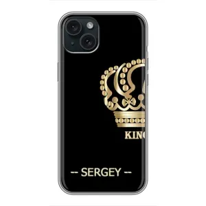 Чехлы с мужскими именами для iPhone 15 Plus (SERGEY)