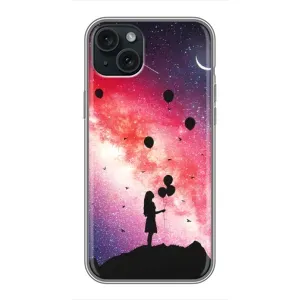Силіконові Чохли Коханій людині для iPhone 15 Plus (Кулі в небі)