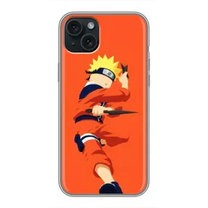 Чохли з принтом НАРУТО на iPhone 15 Plus (Силует Наруто)