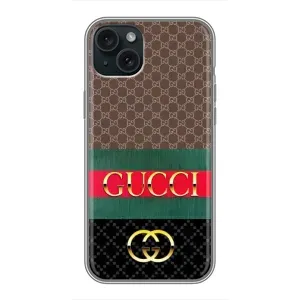 Чехлы Бренд GUCCI для iPhone 15 Plus (Стиль GUCCI)