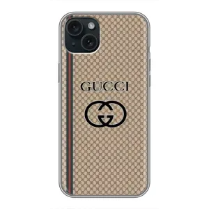 Чехлы Бренд GUCCI для iPhone 15 Plus (Стиль Гуччи)