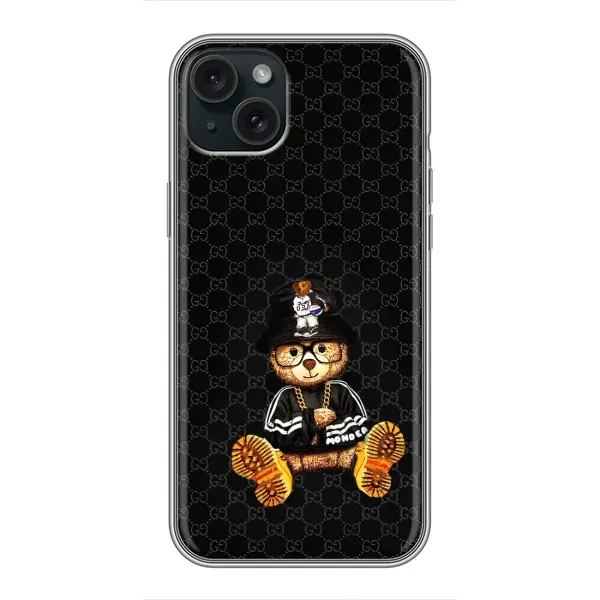 Чехол с рисунком «Тедди Гуччи» для iPhone 15 Plus
