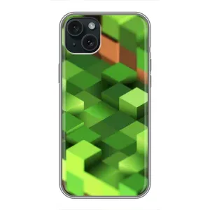 Чохли для iPhone 15 Plus (Персонажі МайнКрафт) (Текстура)