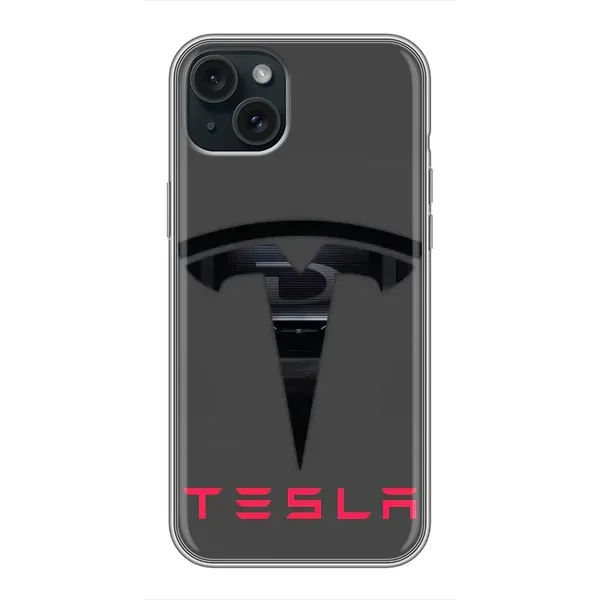 Чехол с рисунком «Logo TESLA» для iPhone 15 Plus Чехол с рисунком «Logo TESLA» для iPhone 15 Plus