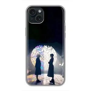 Чохол з картинкою Венсдей на iPhone 15 Plus (Внсдей і Енід)