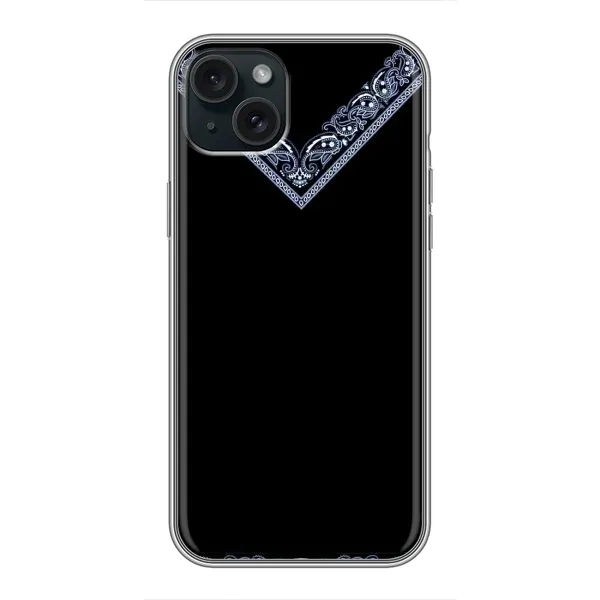 Чехол с рисунком «Воротник вышиванки» для iPhone 15 Plus Чехол с рисунком «Воротник вышиванки» для iPhone 15 Plus