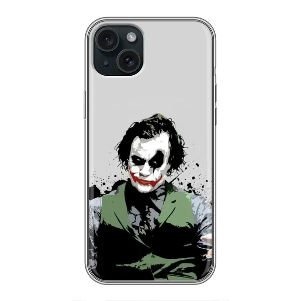 Чехол с рисунком «Взгляд Джокера» для iPhone 15 Plus Чехол с рисунком «Взгляд Джокера» для iPhone 15 Plus