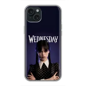 Чохол з картинкою Венсдей на iPhone 15 Plus (Wednesdey)