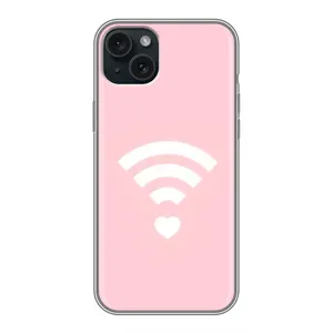 Силіконові Чохли Коханій людині для iPhone 15 Plus (WiFi Love)