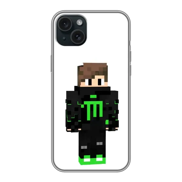 Чехол с рисунком «Зеленый мальчик» для iPhone 15 Plus Чехол с рисунком «Зеленый мальчик» для iPhone 15 Plus