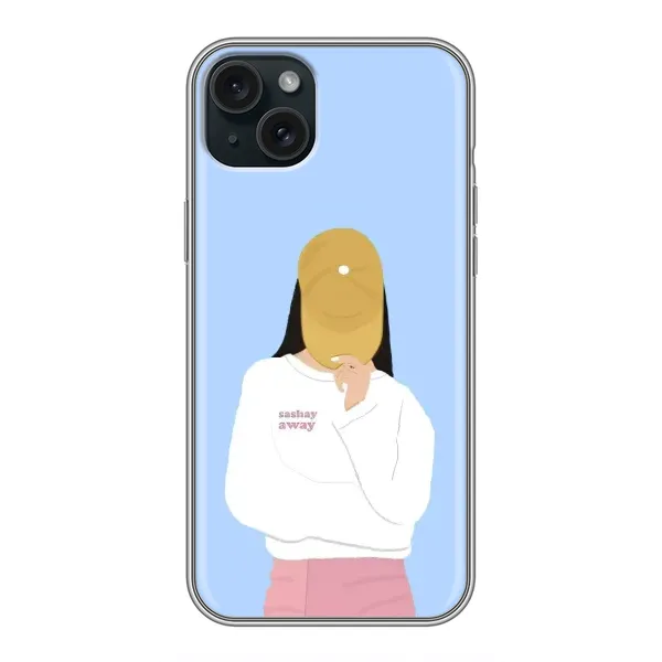 Чехол с рисунком «Желтая кепка» для iPhone 15 Plus
