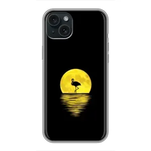 Летний Чехол на iPhone 15 Plus (Желтый Закат)