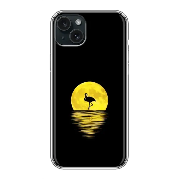 Чехол с рисунком «Желтый Закат» для iPhone 15 Plus