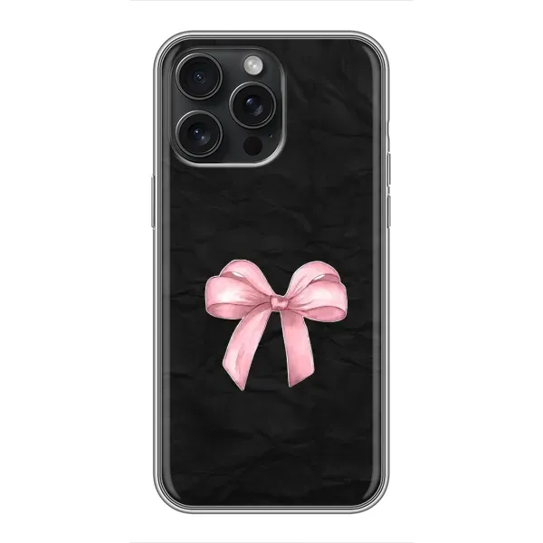 Чехол с рисунком «Бантик» для iPhone 15 Pro Max Чехол с рисунком «Бантик» для iPhone 15 Pro Max