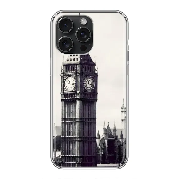 Чехол с рисунком «Биг-Бен» для iPhone 15 Pro Max Чехол с рисунком «Биг-Бен» для iPhone 15 Pro Max