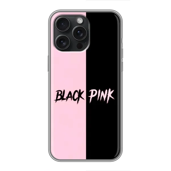 Чехол с рисунком «BLACK PINK» для iPhone 15 Pro Max