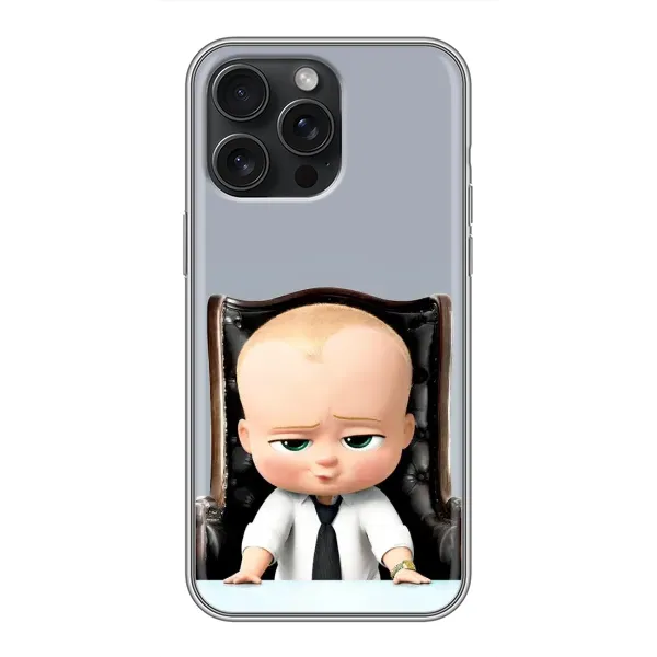 Чехол с рисунком «BOSS» для iPhone 15 Pro Max