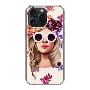 Чехол с картинкой Модные Девчонки iPhone 15 Pro Max (Девушка в очках)
