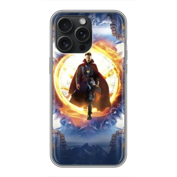 Чехол с рисунком «Доктор Стрэндж» для iPhone 15 Pro Max Чехол с рисунком «Доктор Стрэндж» для iPhone 15 Pro Max