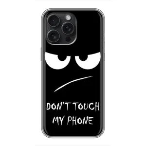 Чехол с прикольным текстом на iPhone 15 Pro Max (Dont)