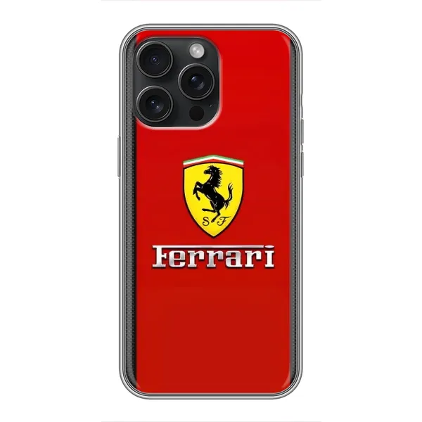 Чохол з малюнком «Ferrari Logo» для iPhone 15 Pro Max