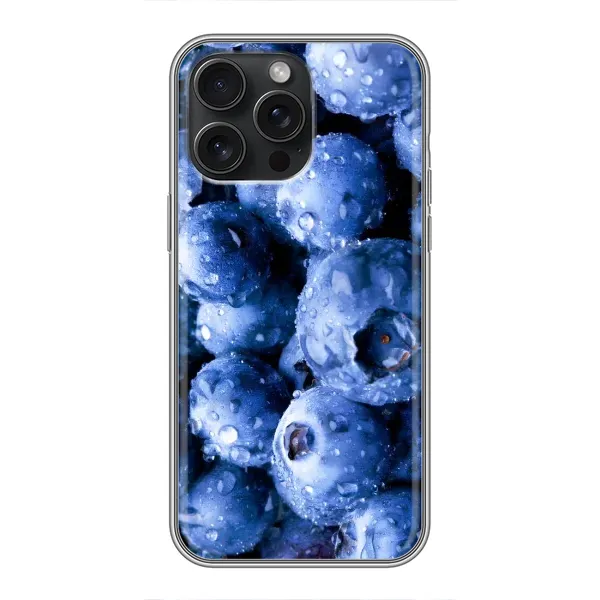 Чехол с рисунком «Голубика» для iPhone 15 Pro Max Чехол с рисунком «Голубика» для iPhone 15 Pro Max
