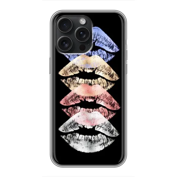 Чехол с рисунком «Губы» для iPhone 15 Pro Max Чехол с рисунком «Губы» для iPhone 15 Pro Max