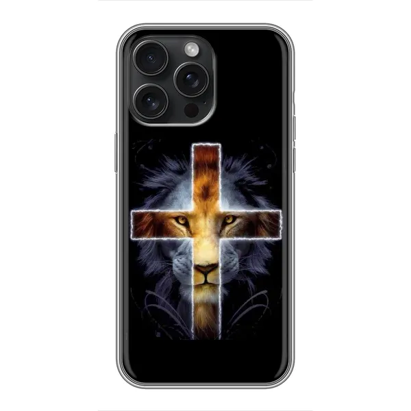 Чехол с рисунком «Иисус Лев» для iPhone 15 Pro Max Чехол с рисунком «Иисус Лев» для iPhone 15 Pro Max