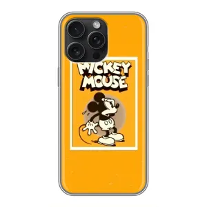 Чехлы с принтом Микки Маус на iPhone 15 Pro Max (Испуганный Микки)