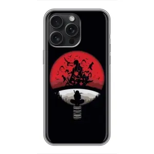 Чехлы с картинкой Итачи Учиха на iPhone 15 Pro Max (Итачи на черном)