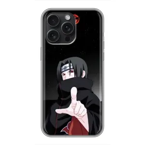 Чехлы с картинкой Итачи Учиха на iPhone 15 Pro Max (Итачи Знак)