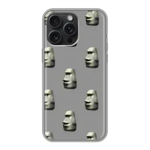 Бампер з принтом Меми для iPhone 15 Pro Max (Кам'яна особа)