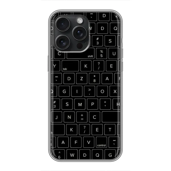 Чохол з малюнком «Клавіатура» для iPhone 15 Pro Max