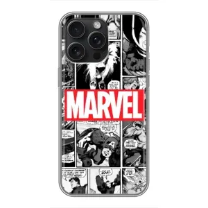 Силіконовий Чохол для iPhone 15 Pro Max (Комікс Марвел)