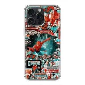 Чохол Супергерой Людина Павук на iPhone 15 Pro Max (Комікси Людина Павук)
