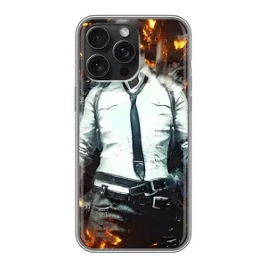 Чохол з картинкою "Герой Pubg" на iPhone 15 Pro Max (Man Пубг)