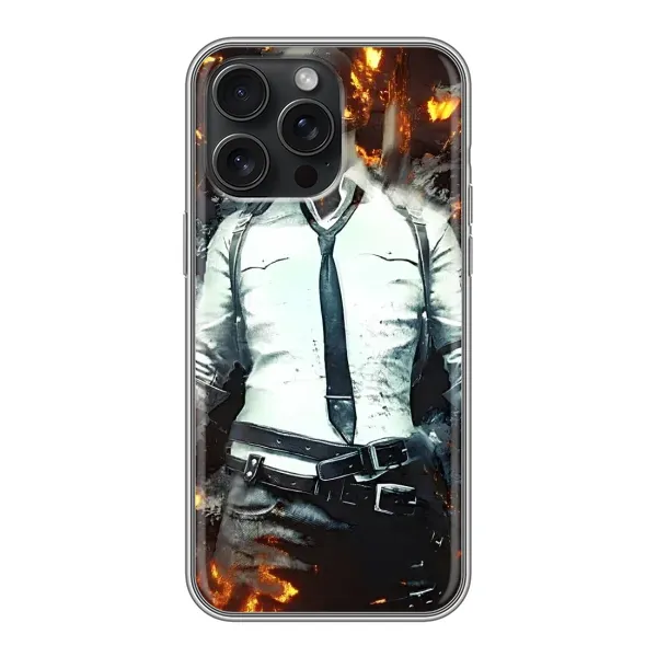 Чехол с рисунком «Man Пубг» для iPhone 15 Pro Max Чехол с рисунком «Man Пубг» для iPhone 15 Pro Max