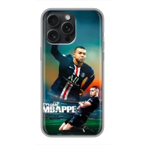 Чохол (TPU) з Футболістом на iPhone 15 Pro Max (MBAPPE)