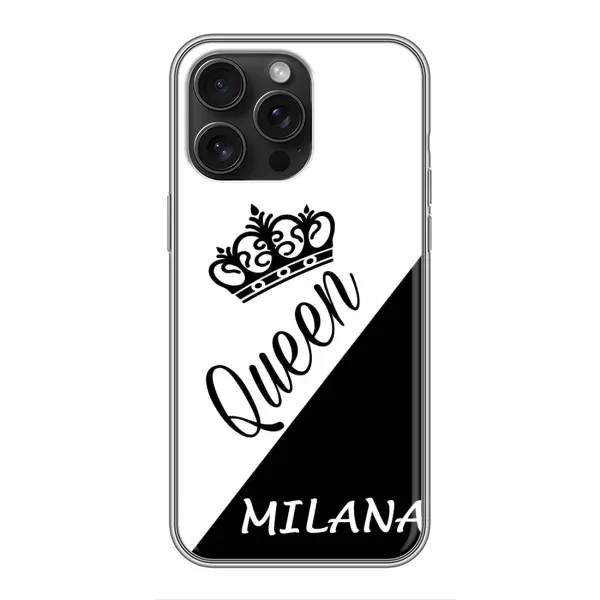 Чехол с рисунком «MILANA» для iPhone 15 Pro Max